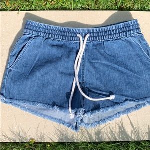 Aerie Stretchy Jean Shorts